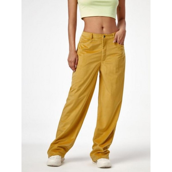 Corduroy High Waisted Wide Leg Pants