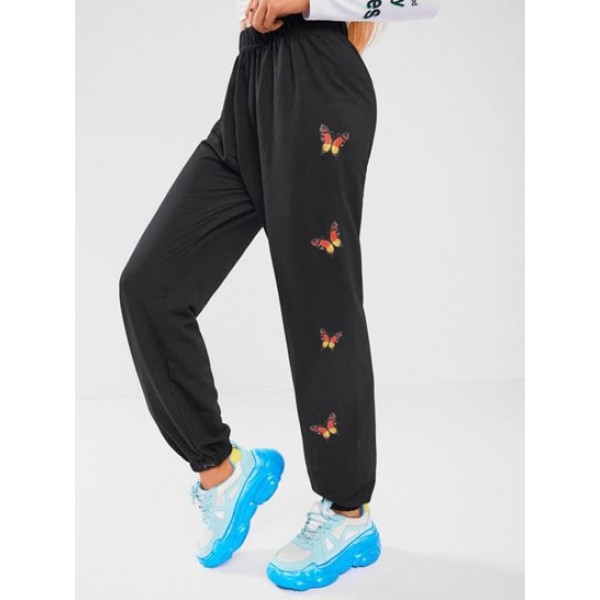 High Rise Butterfly Pull On Jogger Sweat...